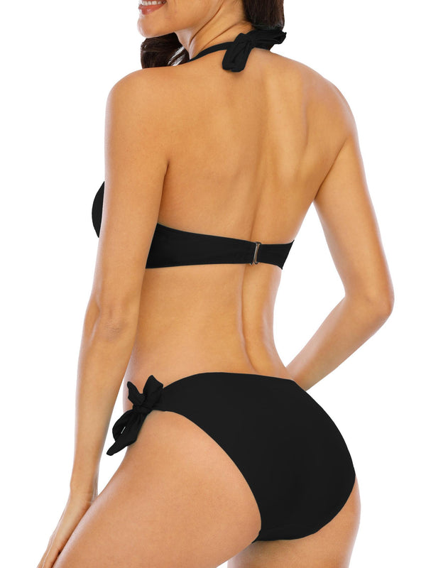 Halcurt Bikini Sets with Removable Bra Pads