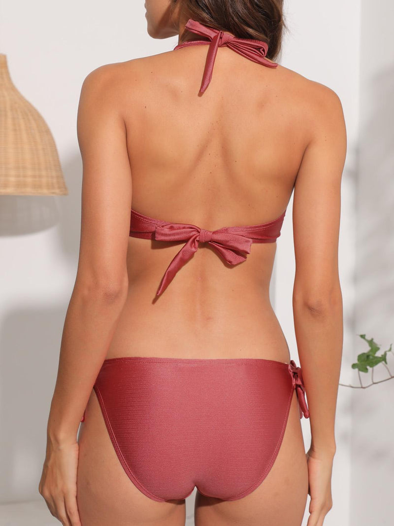 Halcurt Classic Design Bikini Top & Bottom