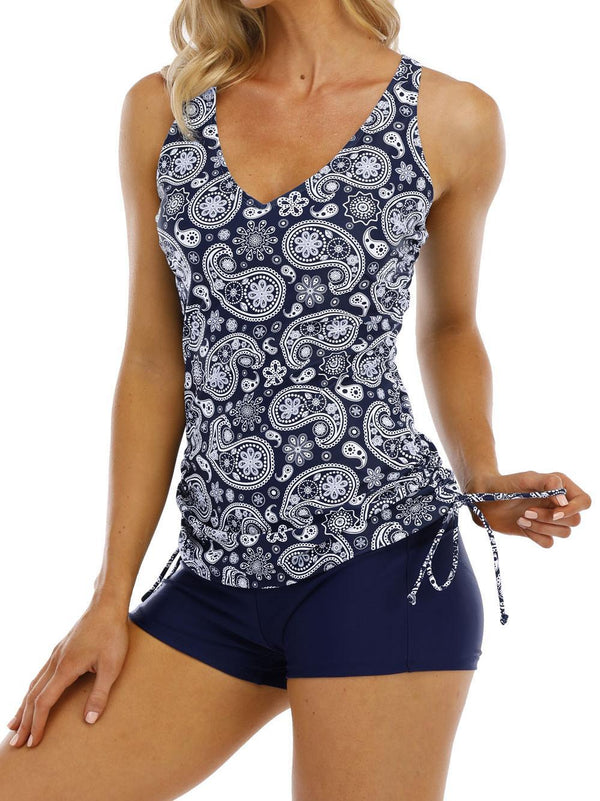 Halcurt Prints Women's Tankini Set