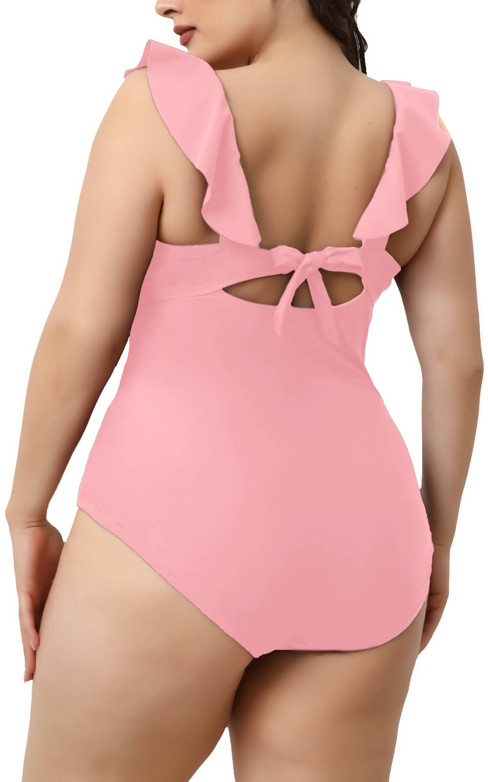 Halcurt Ruffled Plus Size One Piece Swimsuits